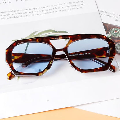 HEXAGON AVIATOR SUNGLASSES