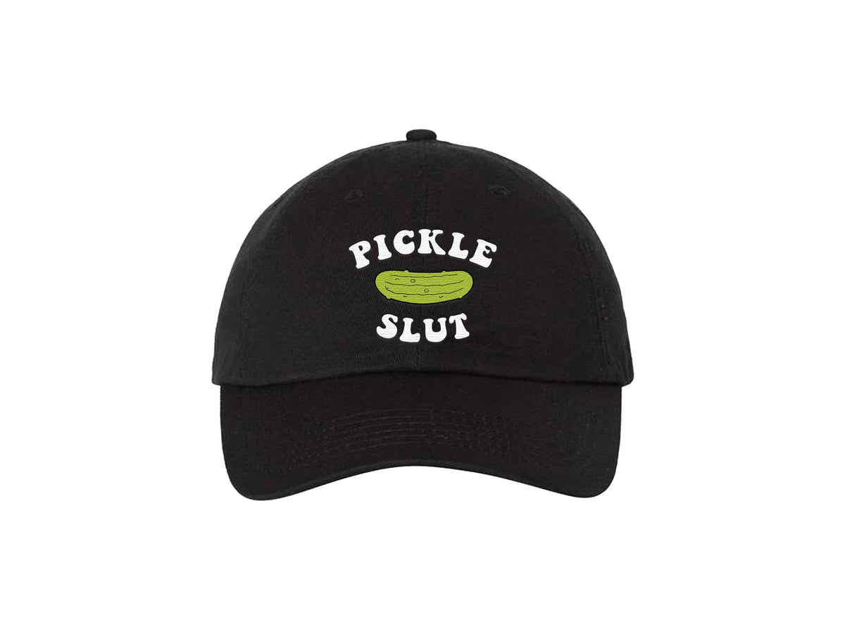 PICKLE SLUT EMBROIDERED BASEBALL HAT