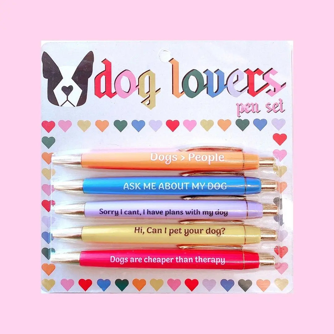 DOG LOVER PEN SET