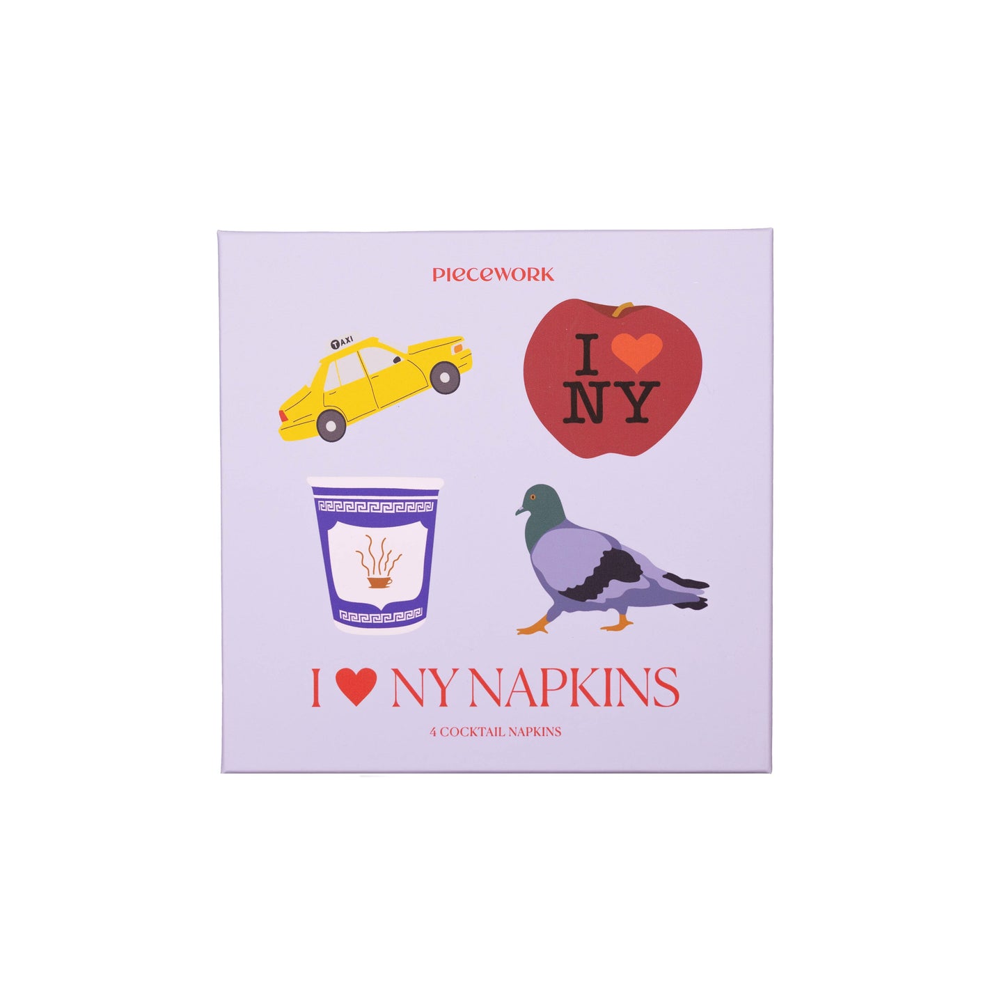 I ❤️ NY Cocktail Napkins - Set of 4