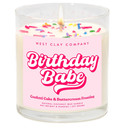 BIRTHDAY BABE SPRINKLE CANDLE
