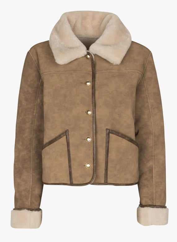 EAST FAUX FUR LINED JACKET