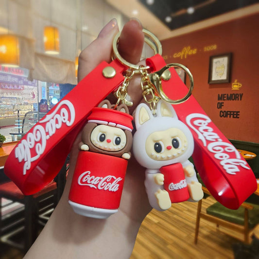 LABUBU COLA KEYCHAIN