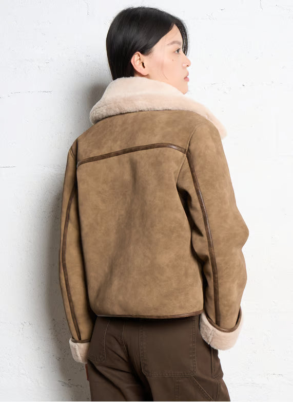 EAST FAUX FUR LINED JACKET