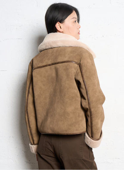 EAST FAUX FUR LINED JACKET