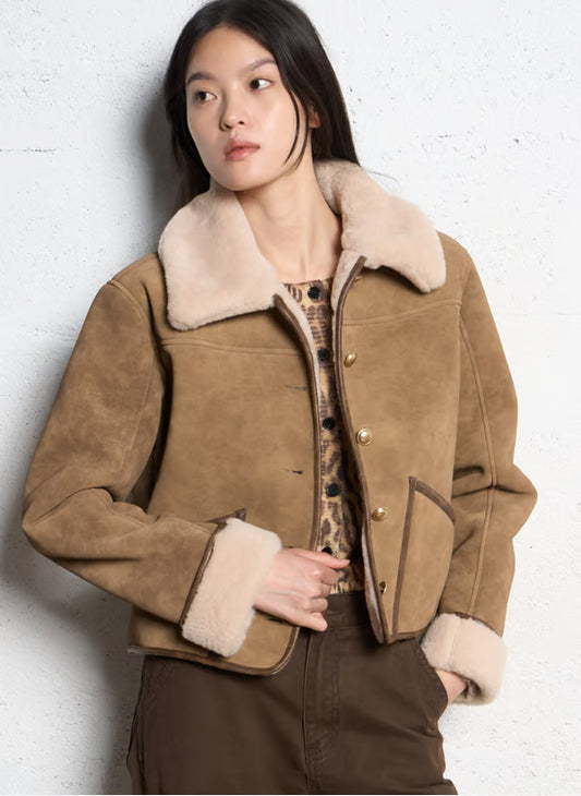 EAST FAUX FUR LINED JACKET