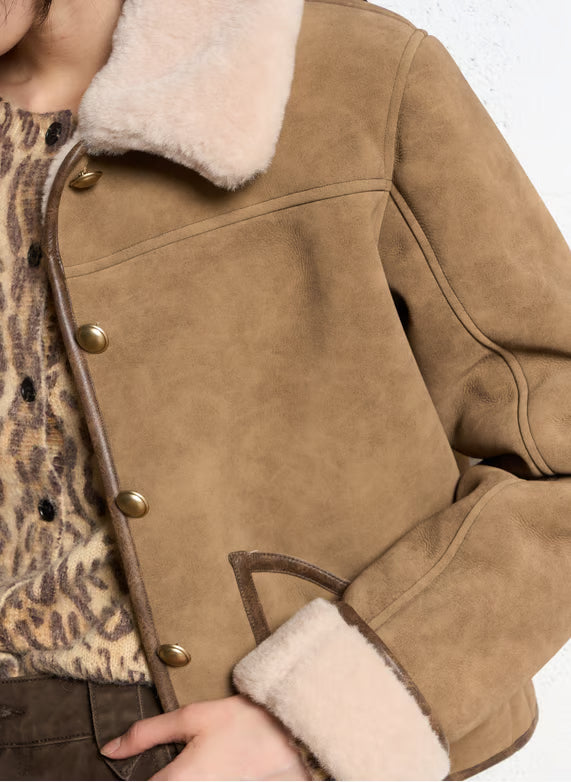 EAST FAUX FUR LINED JACKET