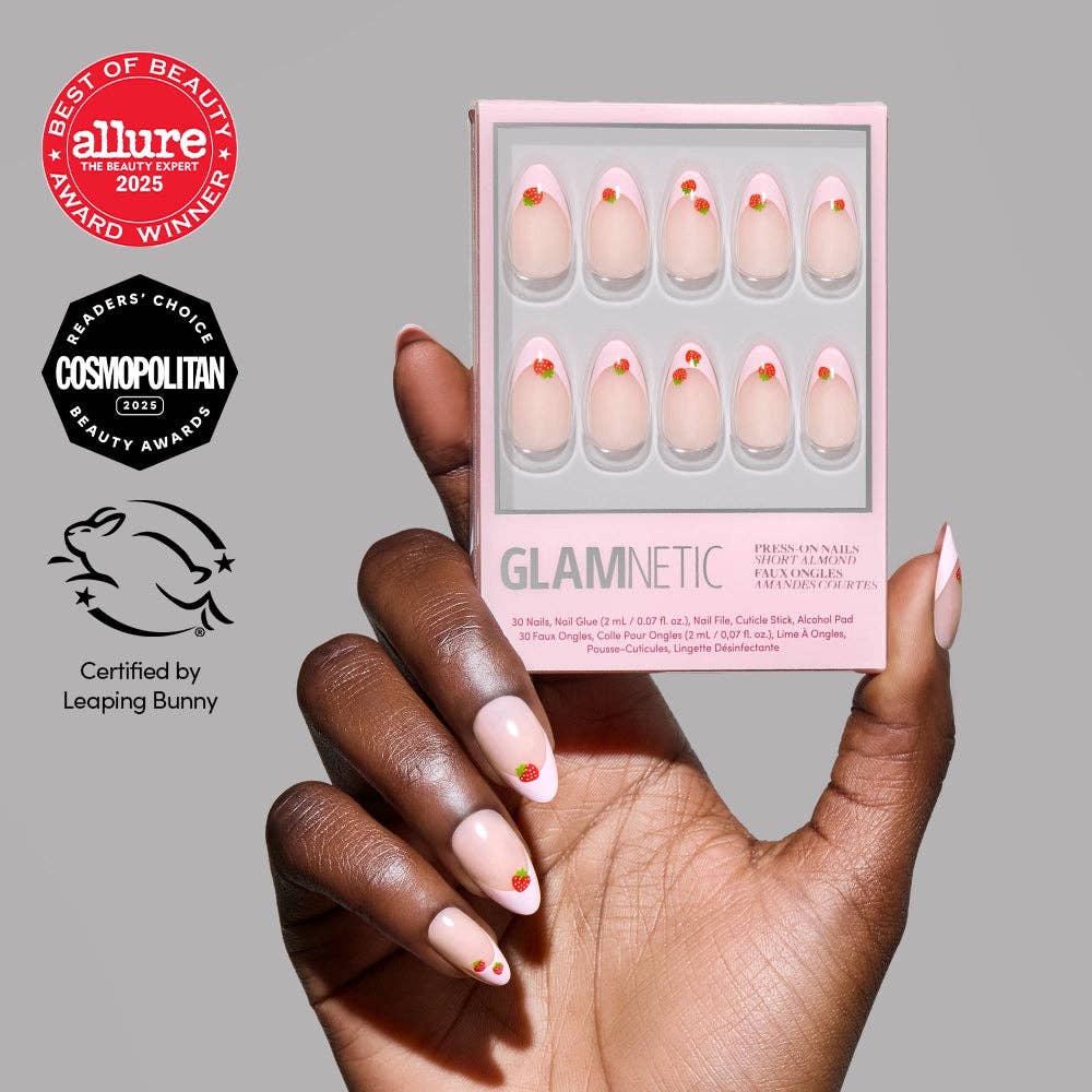 Strawberry Bits Press On Nails