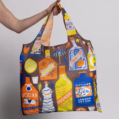 COCKTAIL REUSABLE TOTE BAG