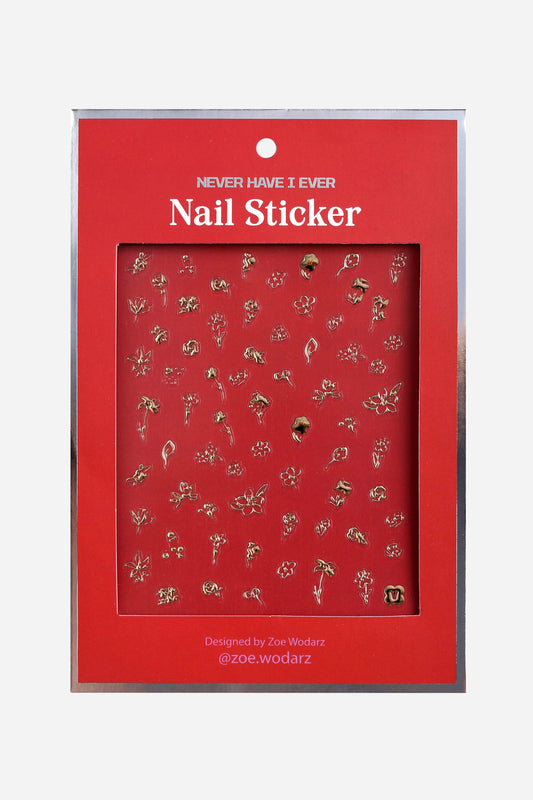 GOLD FOIL NAIL STICKERS