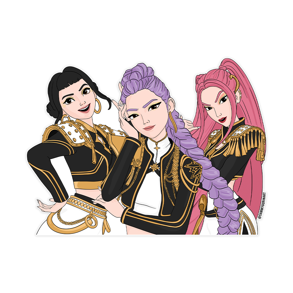 K-Pop Golden Sticker
