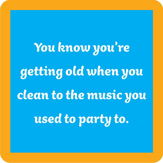 CLEAN TO MUSIC COASTER