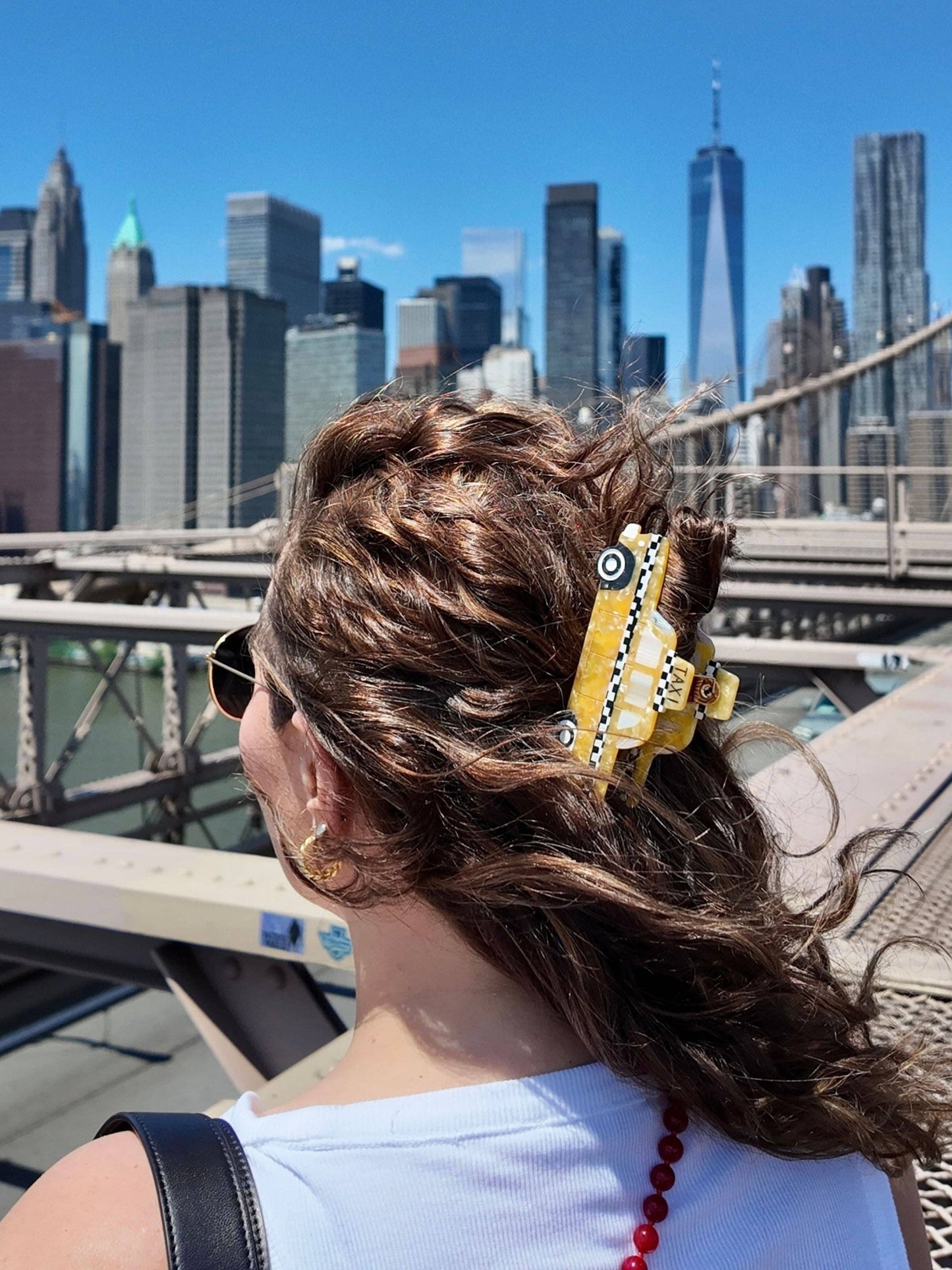 YELLOW TAXI HAIR CLIP