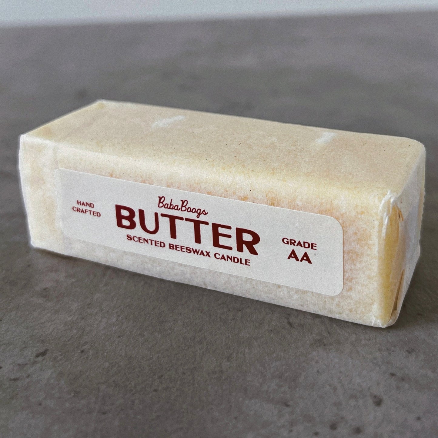 BUTTER STICK BEESWAX CANDLE