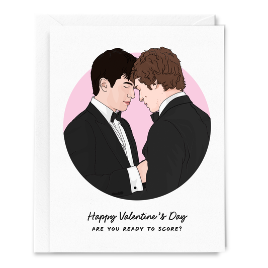 Are You Ready to Score? Hollanov Valentine's Day Card