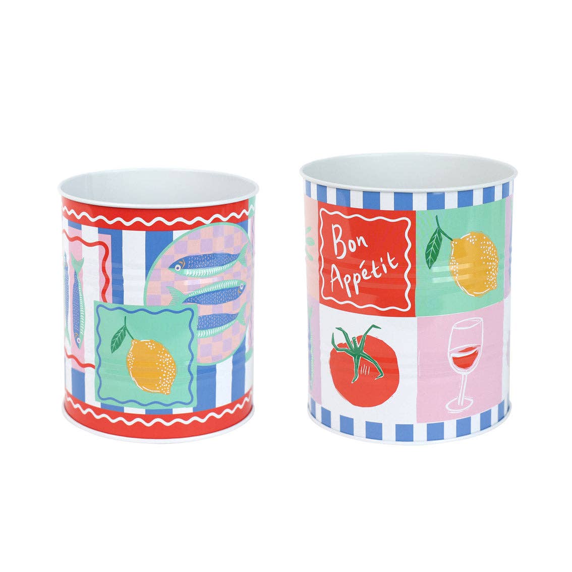 TOMATO RECYCLABLE STORAGE TIN