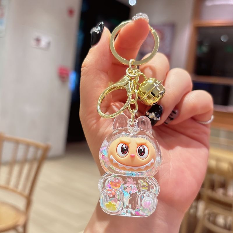 GLITTER LABUBU KEYCHAIN