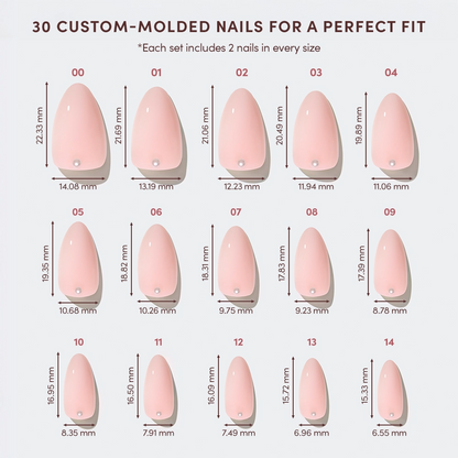 PEARL PRESS ON NAILS