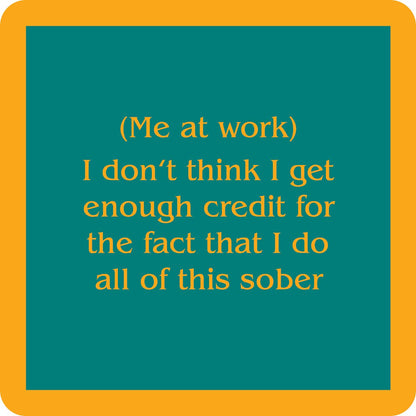 ME AT WORK COASTER