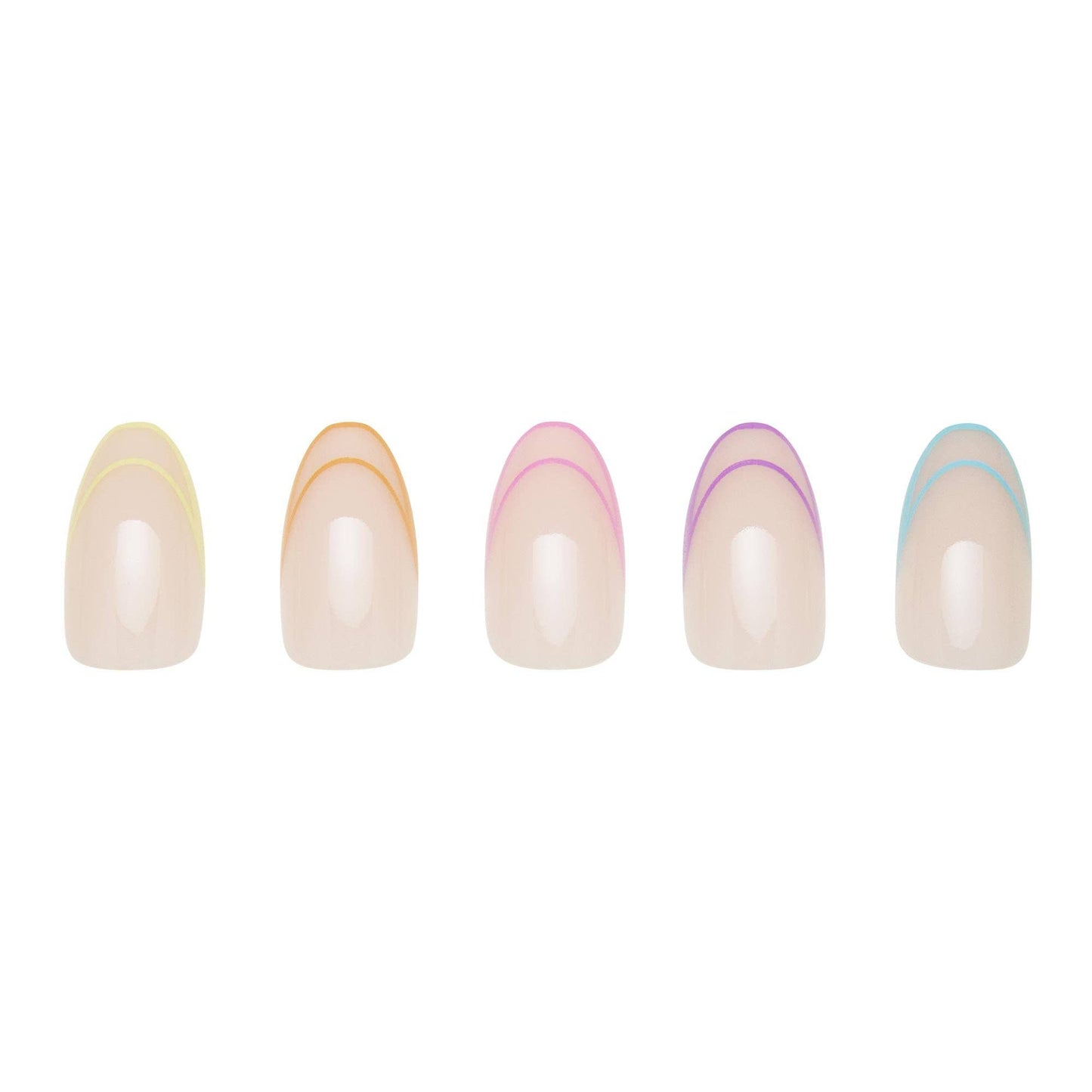 Neon Lights Press-On Nails