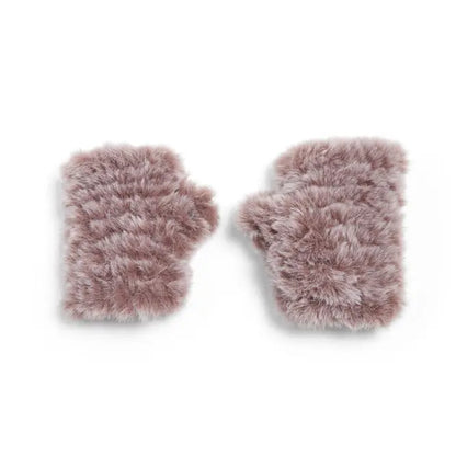 NEW FAUX FUR MITTENS