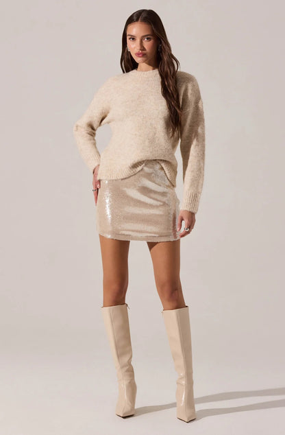 DARBY SEQUIN MINI SKIRT