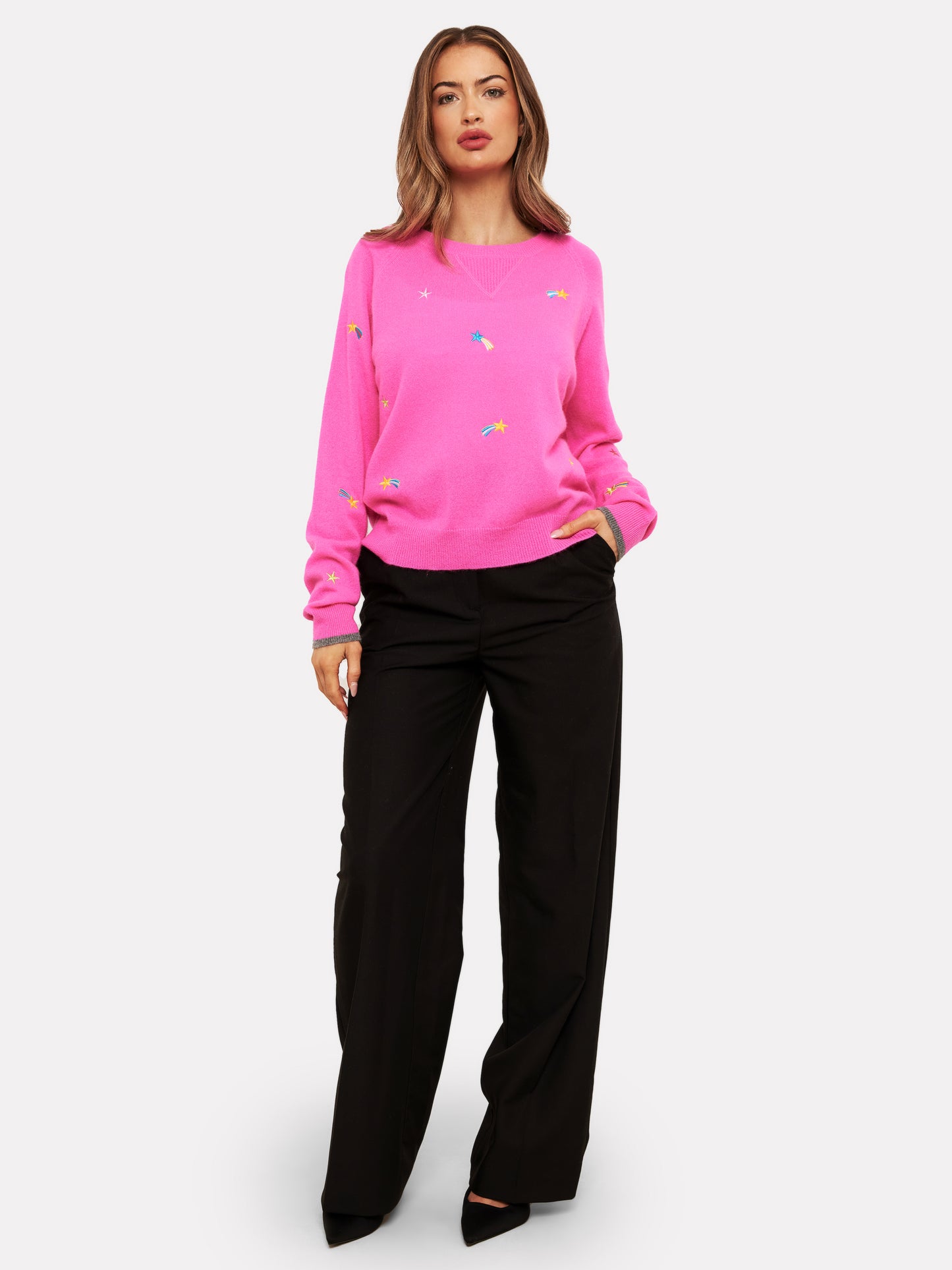 SHOOTING STAR CASHMERE SWEATER