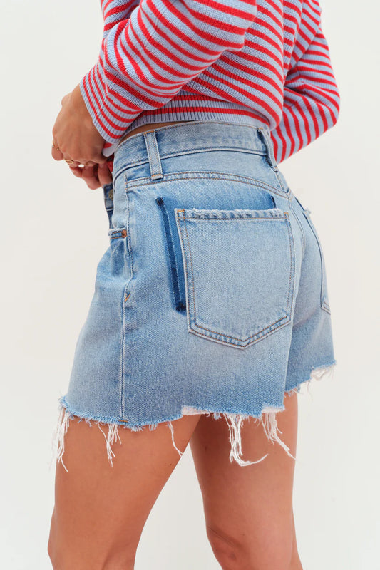 CROSSROADS MID RISE LOOSE SHORT