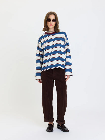 SALINAS RETRO RUGBY STRIPE LONG SLEEVE