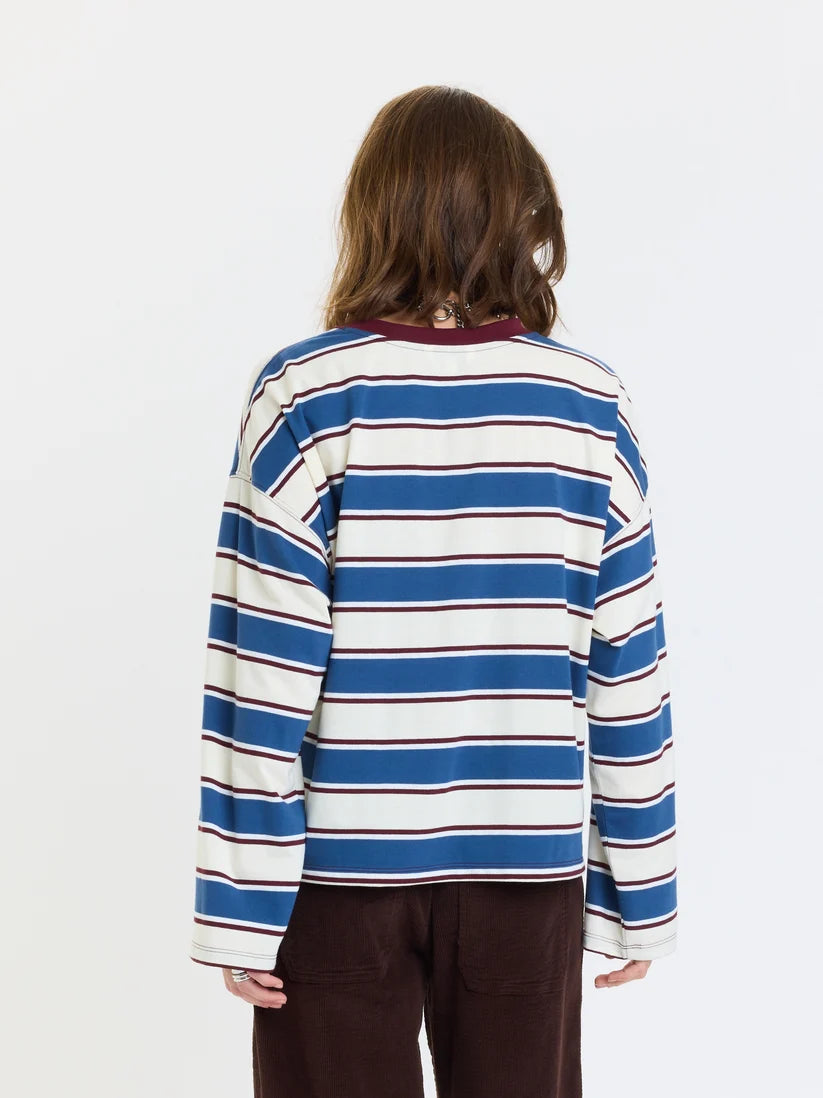 SALINAS RETRO RUGBY STRIPE LONG SLEEVE