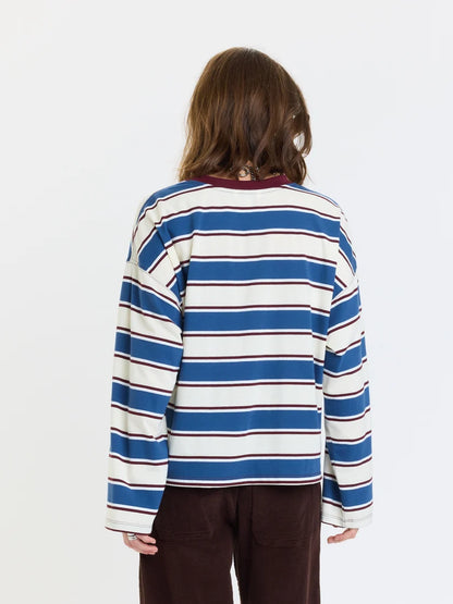 SALINAS RETRO RUGBY STRIPE LONG SLEEVE