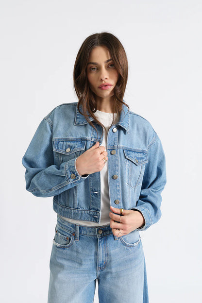DEL MAR CROP DENIM JACKET