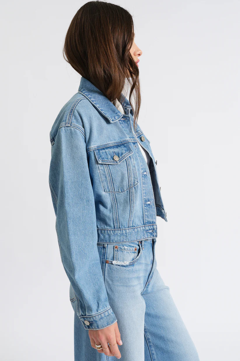 DEL MAR CROP DENIM JACKET