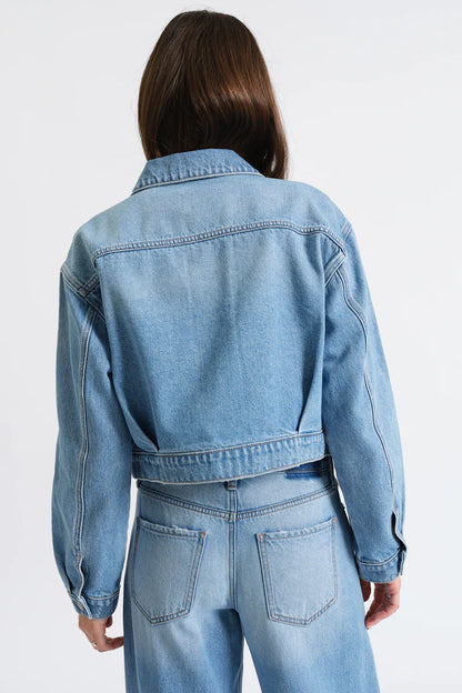 DEL MAR CROP DENIM JACKET