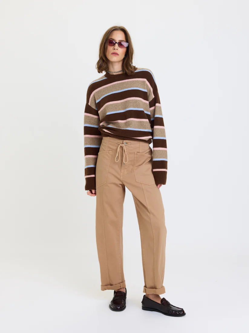 LATTE VILLA DRAWSTRING BARREL LEG