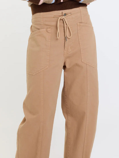 LATTE VILLA DRAWSTRING BARREL LEG