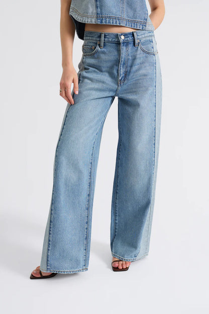 THE WANDERER MID RISE DENIM PALAZZO