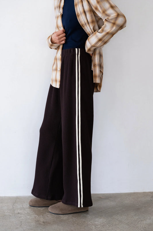 THE THERMAL STRIPE CROP PANT