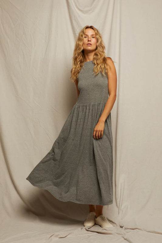 NEW EVA SLUB JERSEY TANK DRESS