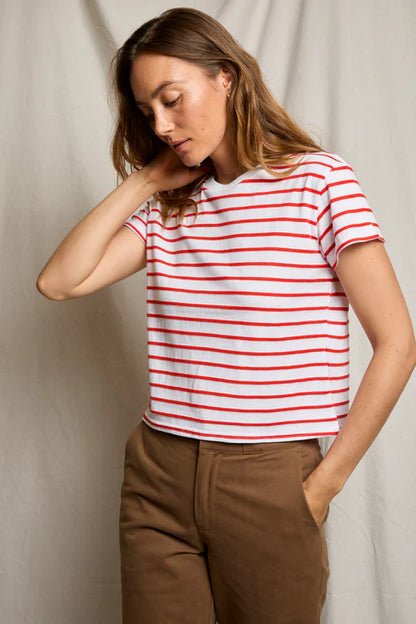 EVERETT STRIPE CREW TEE