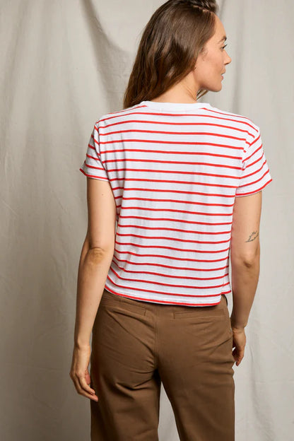 EVERETT STRIPE CREW TEE