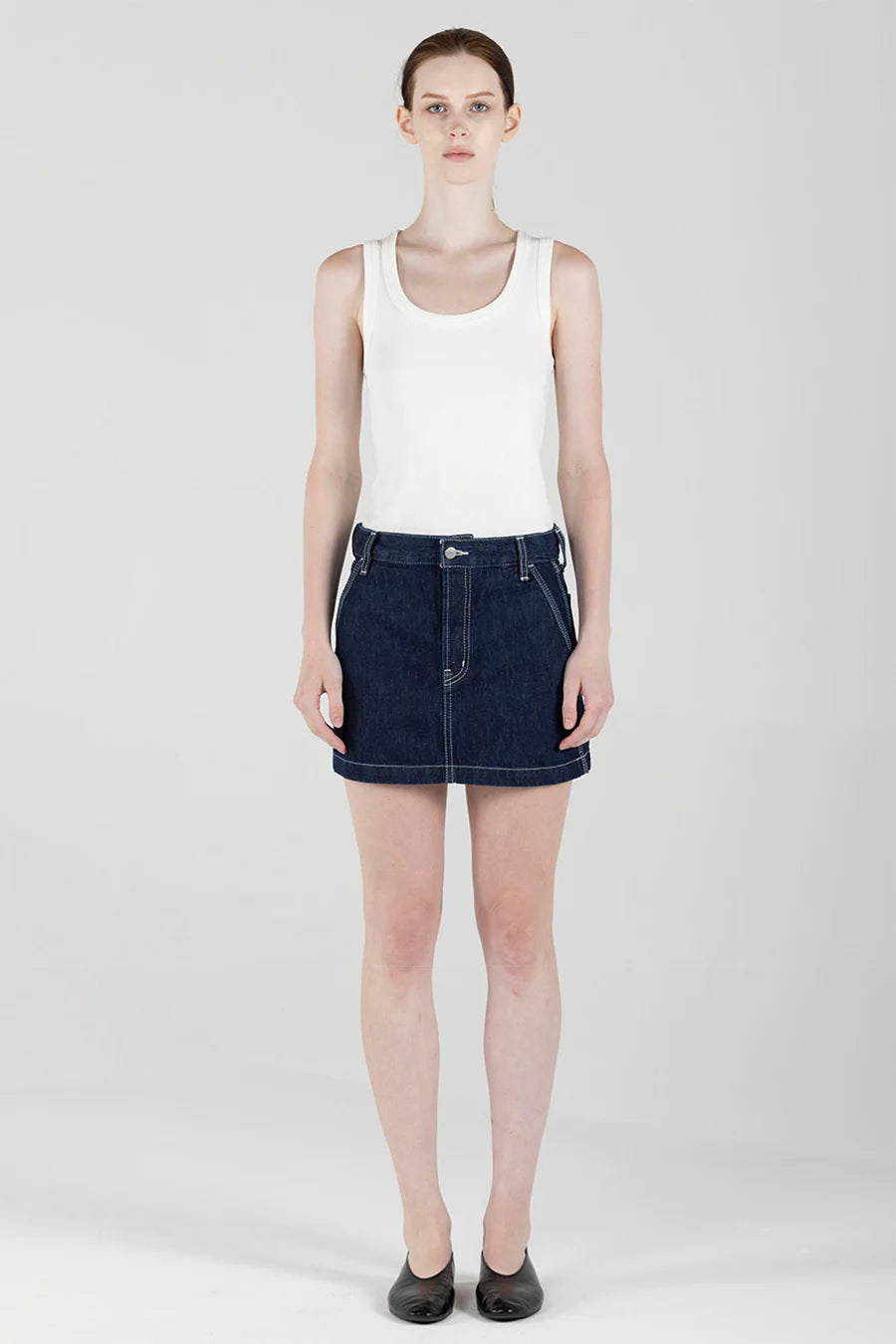 SHELDON DENIM MINI SKIRT