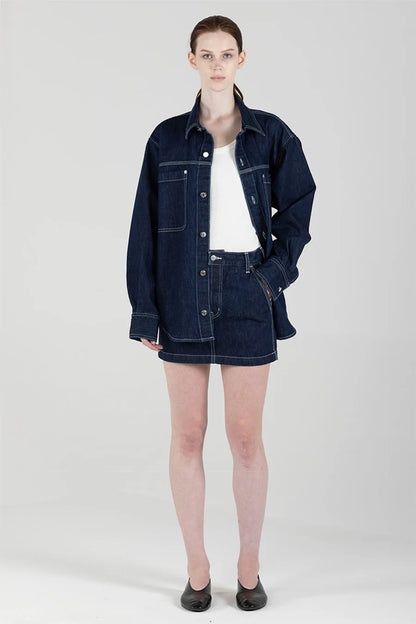 SHELDON DENIM MINI SKIRT