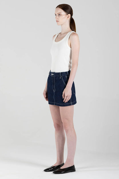 SHELDON DENIM MINI SKIRT