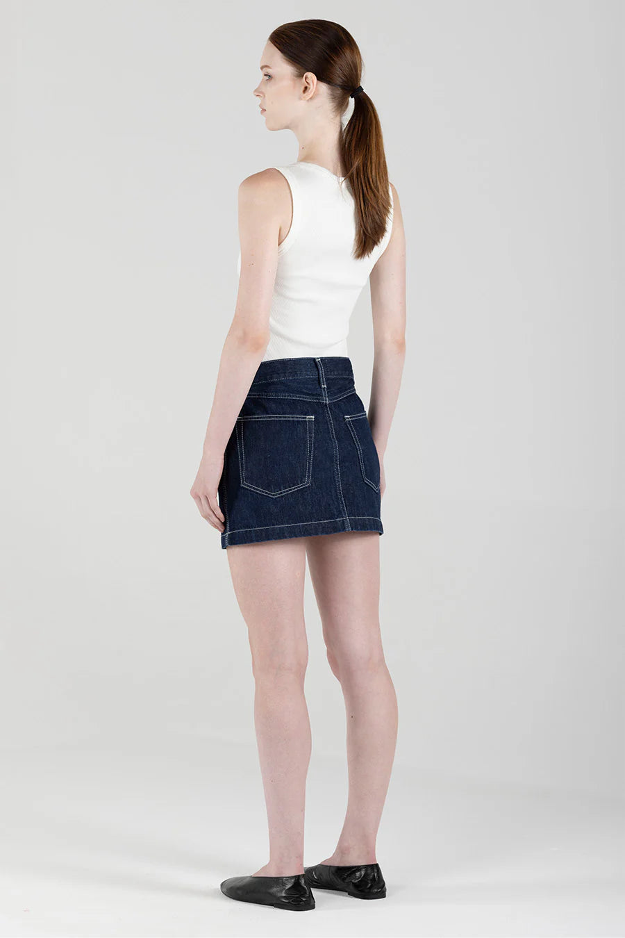 SHELDON DENIM MINI SKIRT