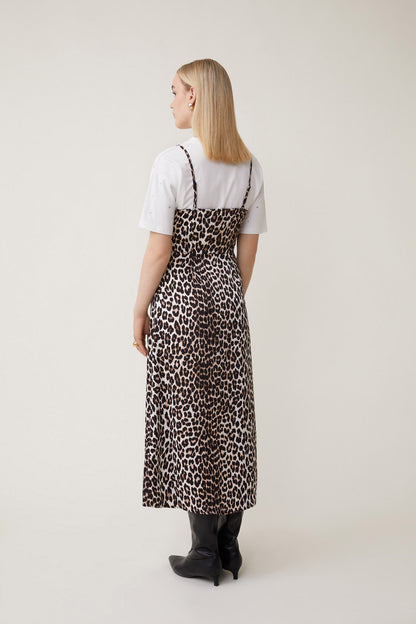 CELYA LEOPARD SLIP DRESS