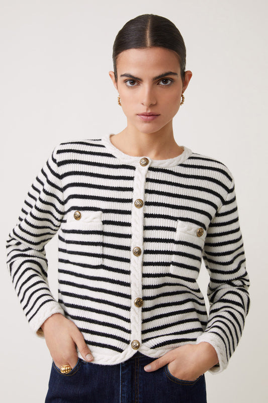 GABRIEL STRIPE CARDIGAN