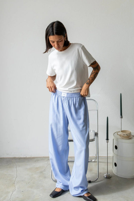 STRIPE BOXER PANTS