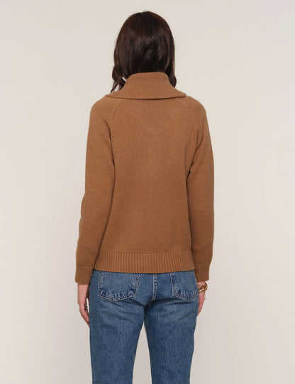 GRANT HORSE ZIP CARDI