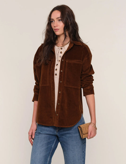 TILLY OVERSIZED CORD SHIRT